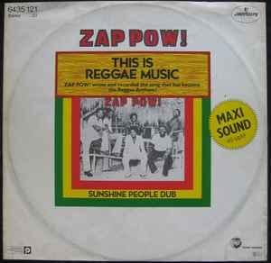 12 inch gebruikt - Zap Pow - This Is Reggae Music, Cd's en Dvd's, Vinyl Singles, Zo goed als nieuw, Verzenden