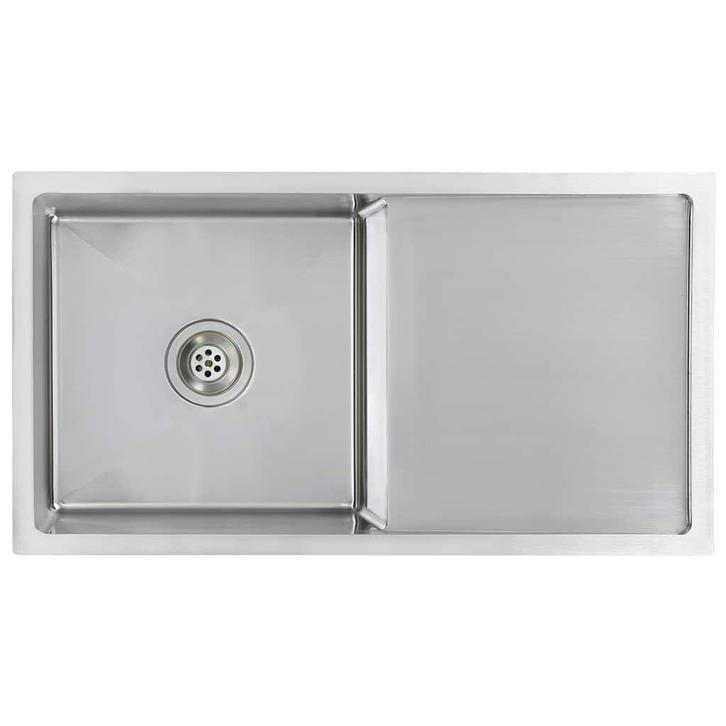 Spoelbak RVS Design | Retourdeal | Keuken Upgrade!, Doe-het-zelf en Verbouw, Sanitair, Nieuw, Rvs, Wastafel, Ophalen of Verzenden