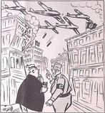 Vrij Nederland - Berlijn krijgt bezoek (lijst optie), Verzamelen, Militaria | Tweede Wereldoorlog, Verzenden, Foto of Poster