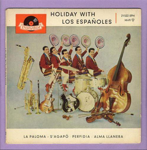 Los Españoles – Holiday With Los Españoles (EP) (1-7..., Cd's en Dvd's, Vinyl Singles, Verzenden