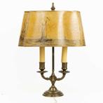 Kandelaar Lamp met Beschilderde Kap met Schepen, Ophalen, Nieuw