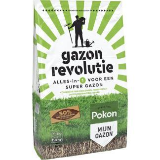 Pokon Gazon Revolutie | 7.5 kg (Meststof, 150 m²), Tuin en Terras, Gras en Kunstgras, Nieuw, Verzenden