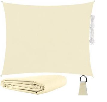 Schaduwdoek - Vierkant 360x360cm - Beige - Waterafstoten... beschikbaar voor biedingen