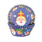 Cupcake Vormpjes HoM Sint en Piet 50x33mm. 48st., Verzenden, Nieuw