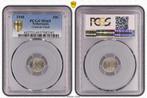 Koningin Wilhelmina 10 cent 1948 MS65 Curaçao kopje  PCGS, Postzegels en Munten, Munten | Nederland, Verzenden, Koningin Wilhelmina