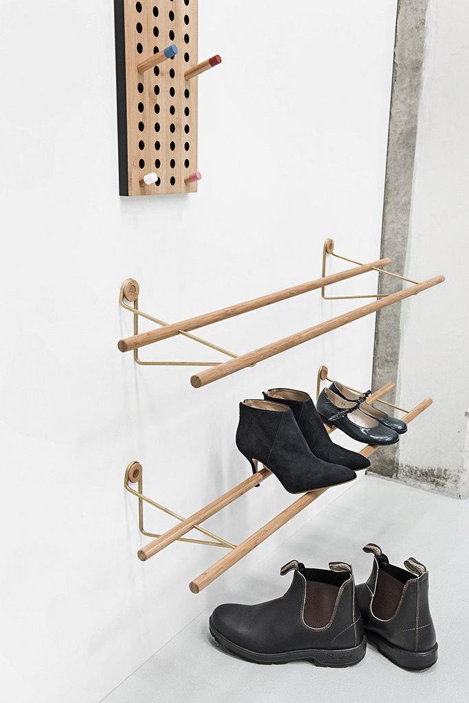 25% korting | We do wood | Bamboe schoenenrek | 100 cm, Huis en Inrichting, Kasten | Schoenenkasten, Nieuw, Verzenden