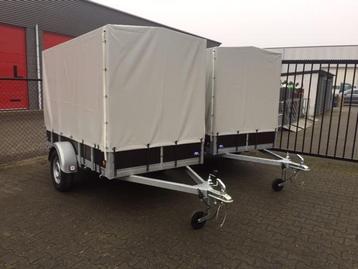 Nieuwe huifaanhanger (Verhoogde nok uitvoering) aanhangwagen beschikbaar voor biedingen