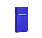 Aluminium Small 100's sigarettendoosje - Blauw, Verzenden, Nieuw, Tabaksdoos of Verpakking