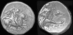 272-235bc Tarentum Calabria Ar nomos zilver, Verzenden