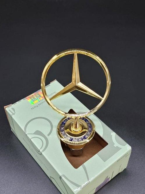 Insigne Gold Edition! Mercedes Hood Star - Duitsland - 21e, Antiek en Kunst, Kunst | Designobjecten