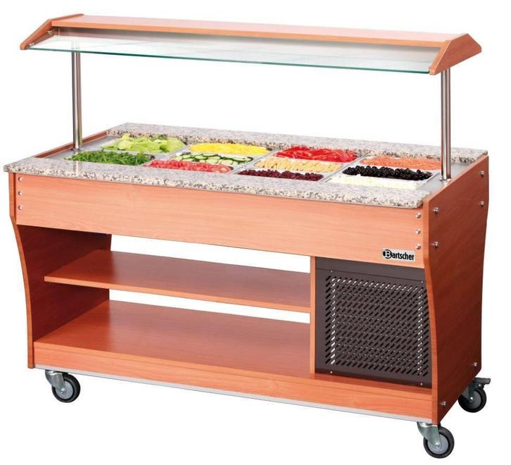 Bartscher Gastro Buffet T - Saladebar 4 x 1/1 GN, Zakelijke goederen, Horeca | Keukenapparatuur, Verzenden