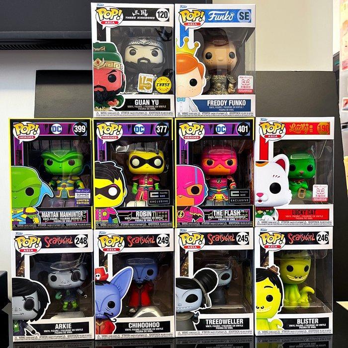 Funko - Funko Pop 10pcs Mixed Collection with case protector, Antiek en Kunst, Antiek | Speelgoed