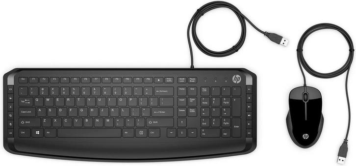 HP Pavilion Keyboard and Mouse 200 - EURO - Bedraade, Computers en Software, Toetsenborden, Verzenden