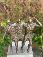 De 3 Heren Bronzen beeld - Moderne beeld - Sculpture -, Verzenden, Nieuw, Metaal, Mensenbeeld