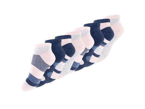 8 paar Meisjes sneakersokken - Dots/Stripes-mix, Kinderen en Baby's, Kinderkleding | Schoenen en Sokken, Verzenden