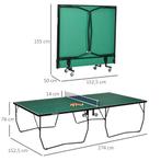 TRUUSK SPORTNOW Indoor Tafeltennistafel Met Wielen, Opvouwba, Verzenden, Nieuw