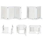 LIVSK Vrijstaand Hondenhek 6 Panelen - Opvouwbaar - Roestvri, Dieren en Toebehoren, Verzenden, Nieuw