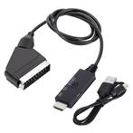 HDMI (m) naar Scart (m) converter kabel / zwart -, Audio, Tv en Foto, Nieuw, Ophalen of Verzenden