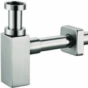 Plieger - Plieger designbekersifon vierkant-5/4 Inox, Doe-het-zelf en Verbouw, Sanitair, Nieuw, Ophalen of Verzenden