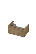 Onderkast INK 1 lade greeploos met houten keerlijst 70 cm x, Doe-het-zelf en Verbouw, Sanitair, Ophalen of Verzenden, Nieuw, Bad