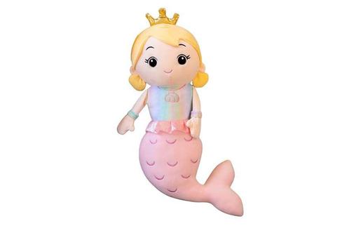 Roze XL zeemeermin-knuffel (70 cm), Kinderen en Baby's, Speelgoed | Knuffels en Pluche, Nieuw