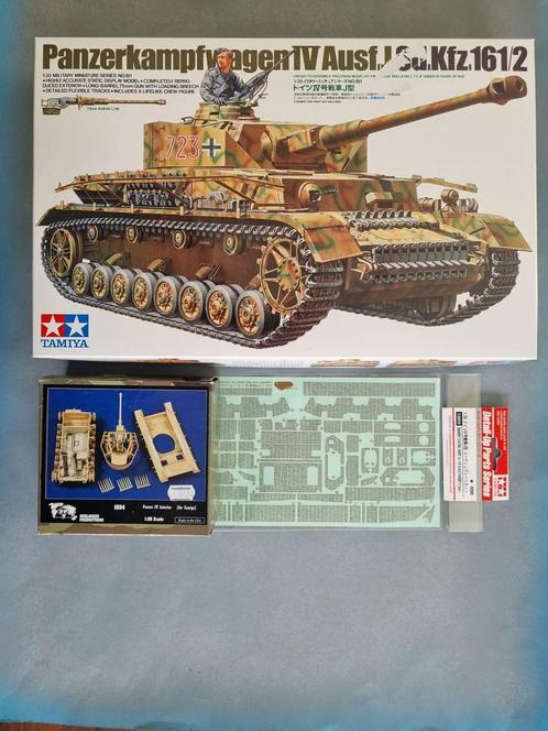 Tamiya 35181 Panzerkampfwagen IV Ausf. J 1:35 + upgrades!, Hobby en Vrije tijd, Modelbouw | Auto's en Voertuigen, Tamiya, Verzenden