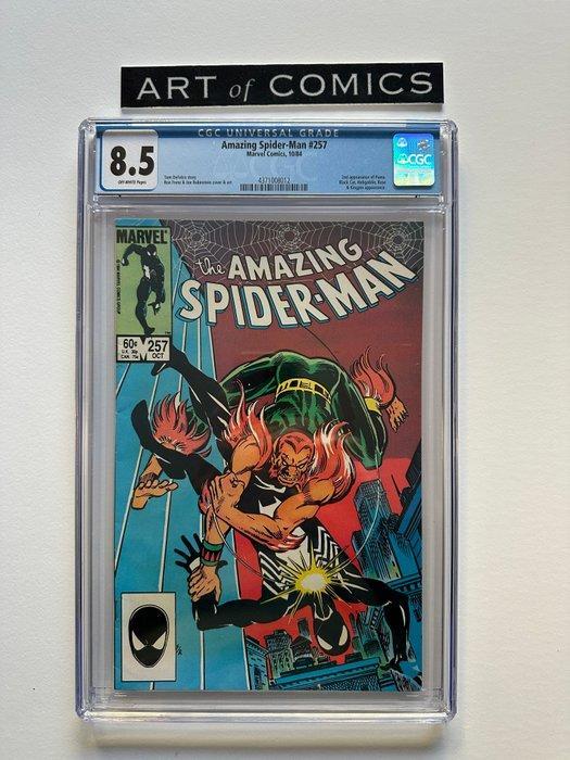 The Amazing Spider-Man #257 - CGC 8.5 - 2nd appearance of, Boeken, Strips | Comics