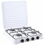 Brock Electronics 4-Pits Gaskookplaat Wit – Draagbaar, Ophalen of Verzenden, Nieuw