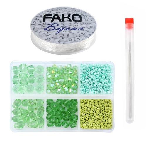 Fako Bijoux® - DIY Kralen Set - Glas Kralen Set - Sieraden, Hobby en Vrije tijd, Kralen en Sieraden maken, Verzenden