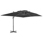 Hangparasol 400x300 Antraciet | OP = OP | 64% Korting, Tuin en Terras, Parasols, Kantelbaar, Nieuw, Ophalen of Verzenden, Zweefparasol
