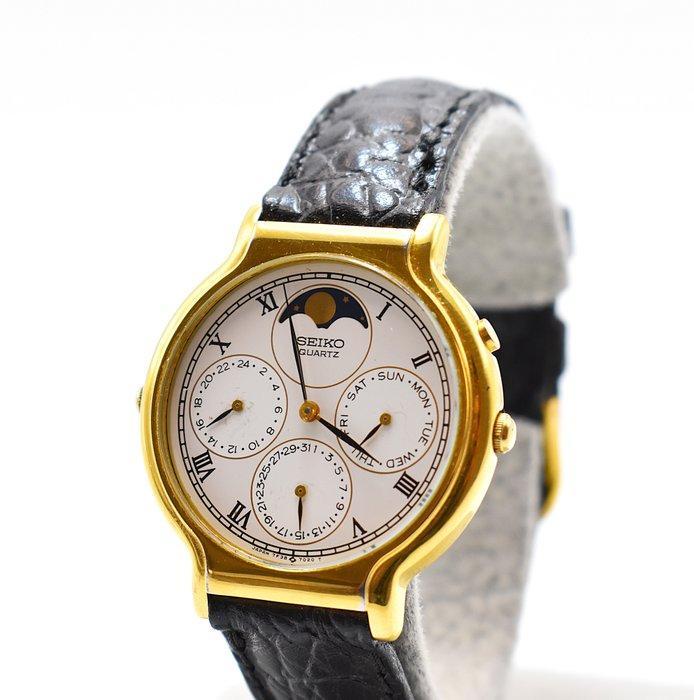 Seiko - Moon Phase - Zonder Minimumprijs - Quartz -, Sieraden, Tassen en Uiterlijk, Horloges | Antiek