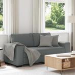 vidaXL 2-zitsbank 140 cm stof donkergrijs, Huis en Inrichting, Banken | Bankstellen, Verzenden, Nieuw, Tweepersoons, Stof