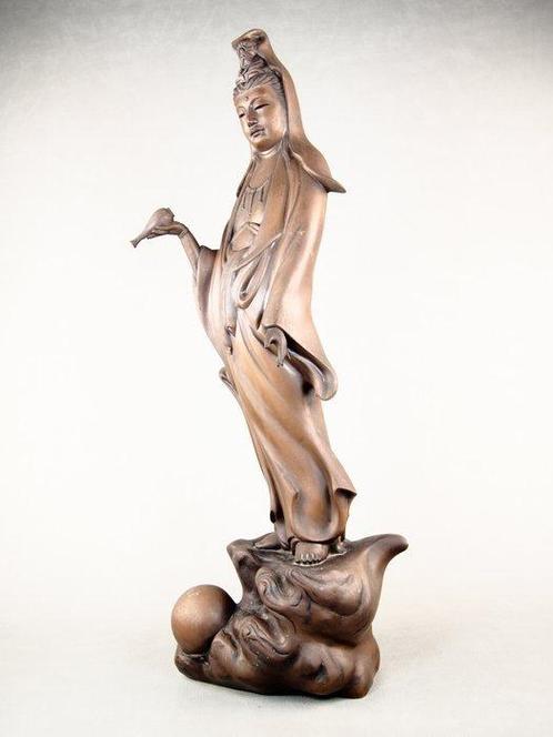 Extra-large standing statue of Kannon Bodhisattva ,, Antiek en Kunst, Antiek | Overige Antiek