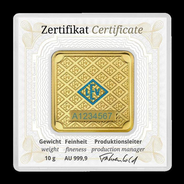 10 gram - Goud - Geiger, Postzegels en Munten, Edelmetalen en Baren