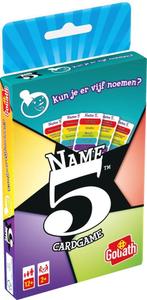 Name 5 Cardgame NL - Kaartspel | Goliath - Kaartspellen, Nieuw, Verzenden