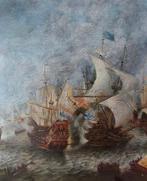 Scuola olandese (XIX-XX), Da Jan Abrahamsz Beerstraaten,, Antiek en Kunst, Kunst | Schilderijen | Klassiek