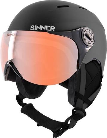 SINNER - Typhoon Visor - Mat Zwart - Unisex - Maat 53 beschikbaar voor biedingen