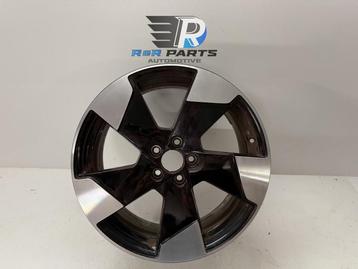 Velg aluminium - 19 Inch - 8Jx19 ET48.5 - Zwart   Chro... beschikbaar voor biedingen