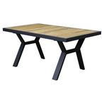Lola dining tuintafel 138x80xH70 cm aluminium antraciet, Tuin en Terras, Tuintafels, Ophalen of Verzenden, Nieuw, Aluminium