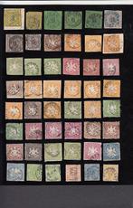 Württemberg 1851/1869 - Dupletten-lot in verschillende, Postzegels en Munten, Postzegels | Europa | Duitsland, Gestempeld