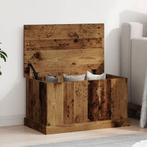 vidaXL Opbergbox 70x40x38 cm bewerkt hout oud houtkleurig, Huis en Inrichting, Verzenden, Nieuw