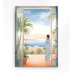 *WOONWINKEL* Urban Cotton Florine Wandkleed In Frame M 110x1, Huis en Inrichting, Woonaccessoires | Overige, Verzenden, Nieuw