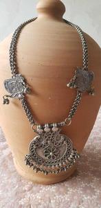 Met de hand gemaakt Rajasthan zilveren hanger ketting – 238g