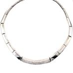 Witgouden choker met diamant 18 krt, Ophalen of Verzenden, Nieuw