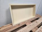 Inbouwnis 30 x 60 x 7 cm mat beige, Ophalen of Verzenden, Nieuw, Rvs, Bad