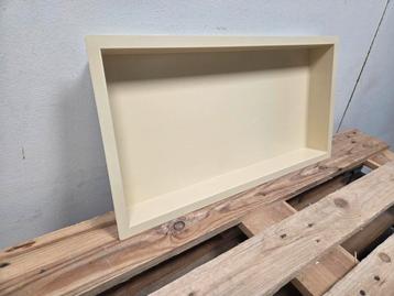 Inbouwnis 30 x 60 x 7 cm mat beige beschikbaar voor biedingen