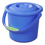 ProPlus Emmer met deksel - 5 liter - blauw - veelzijdig g..., Ophalen of Verzenden