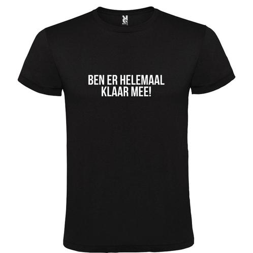 Ben er Helemaal Klaar Mee, Kleding | Heren, T-shirts, Overige kleuren, Nieuw, Overige maten, Verzenden