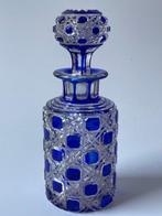Baccarat - Parfumfles - collectie diamants doublé bleu -, Antiek en Kunst, Antiek | Glas en Kristal