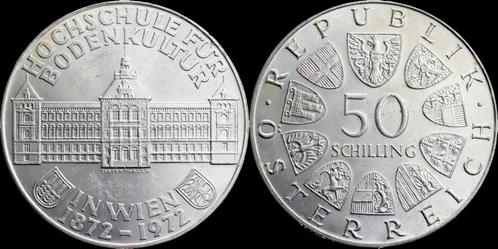 Austria 50 schilling 1972- 100 years of the institute of..., Postzegels en Munten, Munten en Bankbiljetten | Verzamelingen, Verzenden